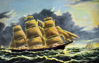 Clipper Ship Dreadnought bij Tuskar Light